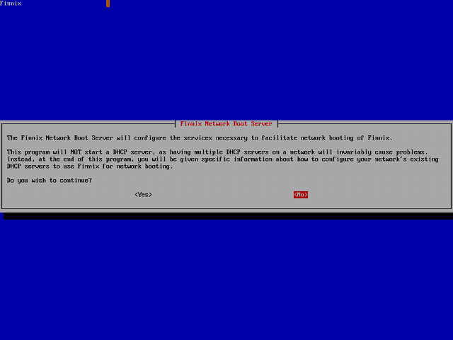 finnix-netboot-server